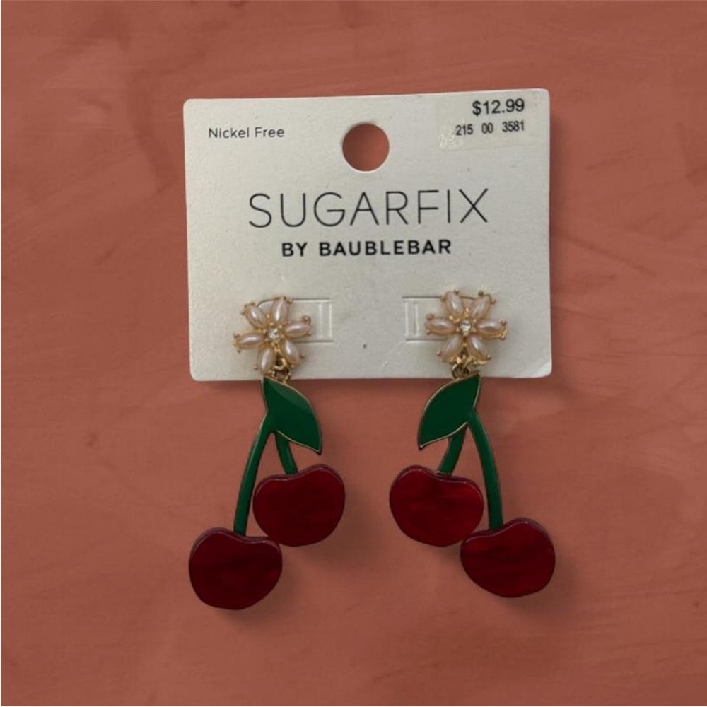 SUGARFIX BY BAUBLEBAR CHERRY EARRINGS